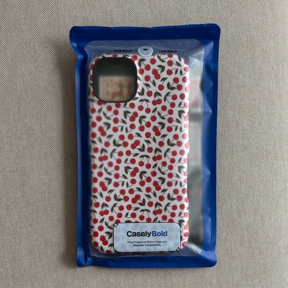 Casely “Cherry on Top” iPhone 15 Plus Phone Case